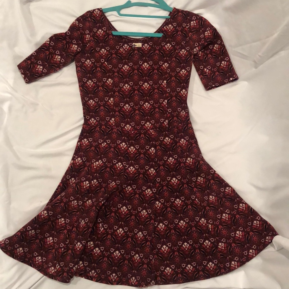 Hollister floral skater dress